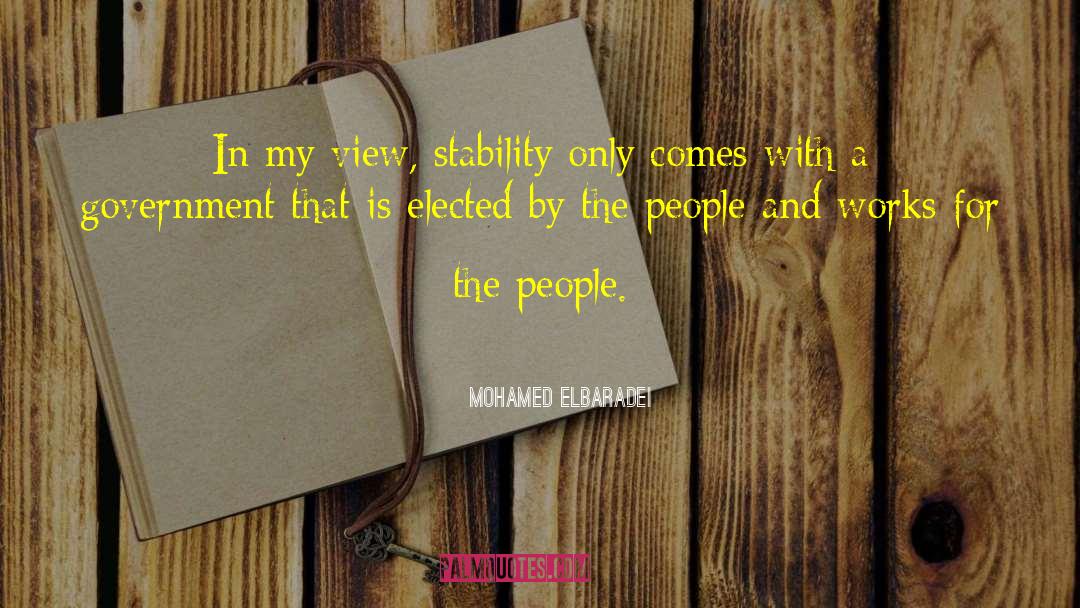 Salvation By Works quotes by Mohamed ElBaradei