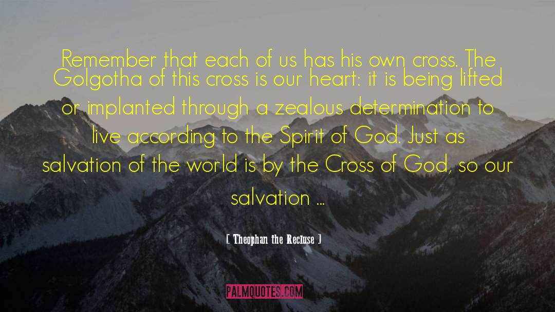 Salvation Of The World quotes by Theophan The Recluse