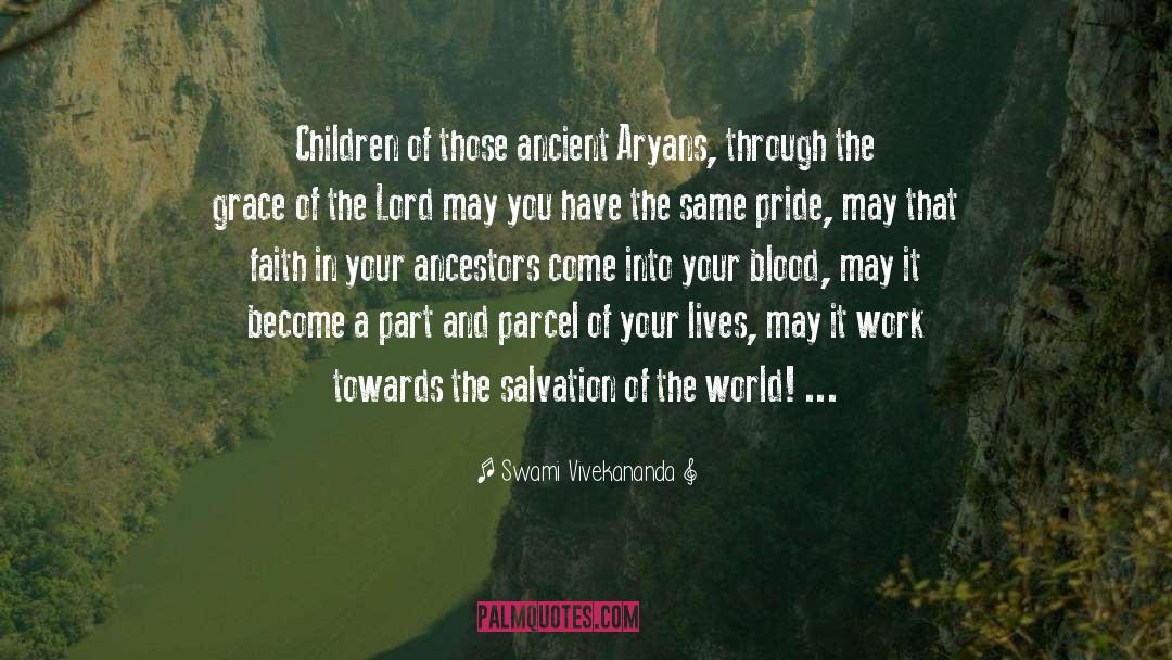 Salvation Of The World quotes by Swami Vivekananda