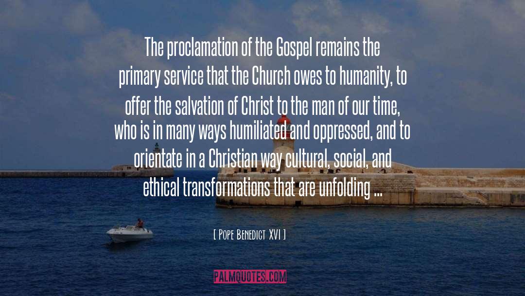 Salvation quotes by Pope Benedict XVI