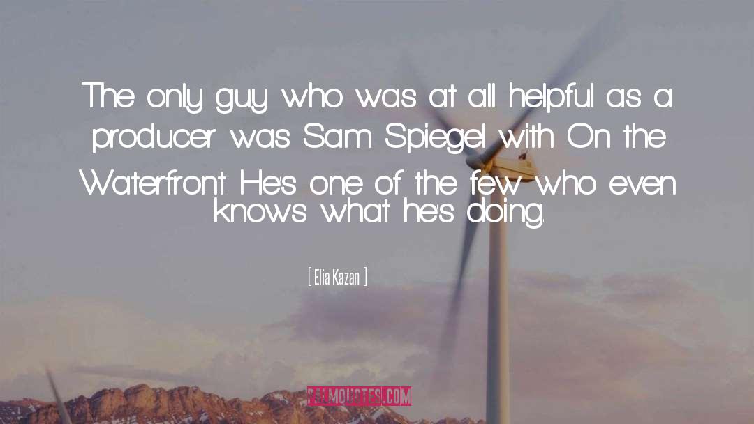 Sam Esmail quotes by Elia Kazan