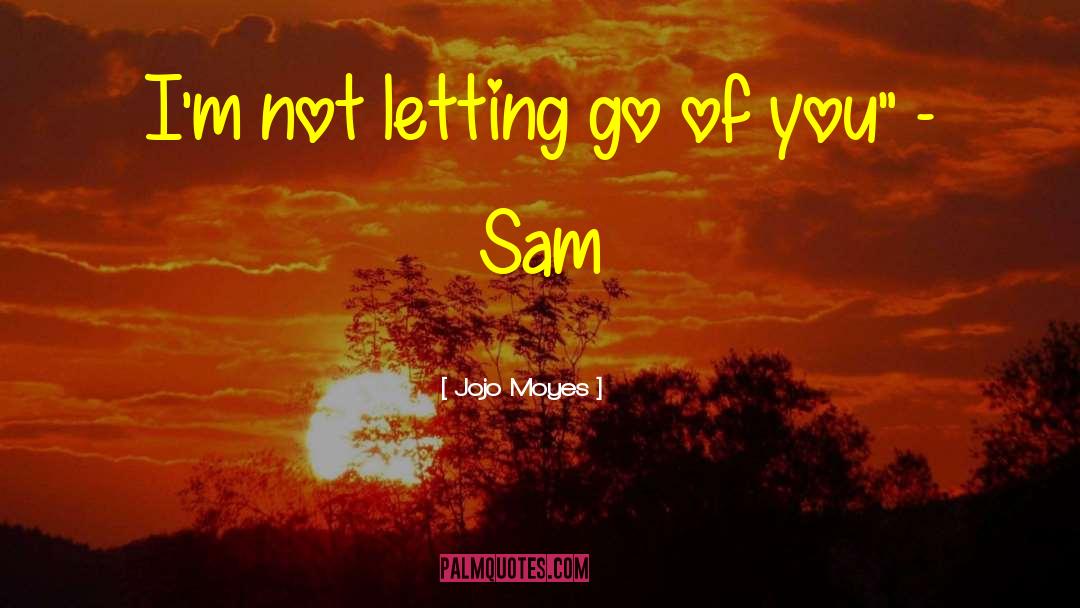 Sam To Louisa quotes by Jojo Moyes