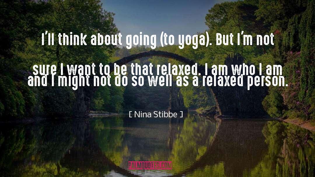 Sam Yoga quotes by Nina Stibbe