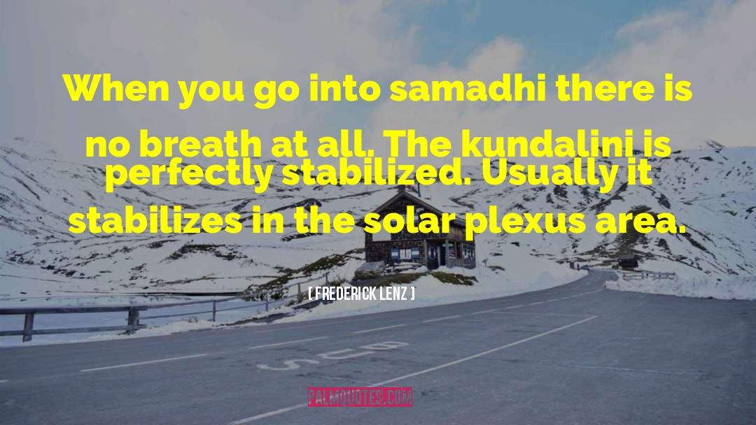 Samadhi quotes by Frederick Lenz