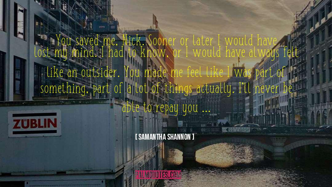 Samantha Rousseau quotes by Samantha Shannon