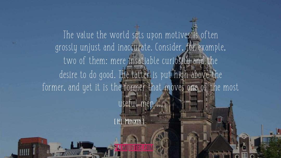 Samaritan quotes by H.L. Mencken