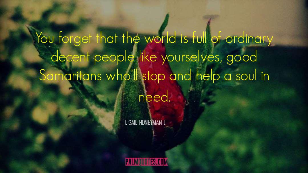 Samaritans quotes by Gail Honeyman