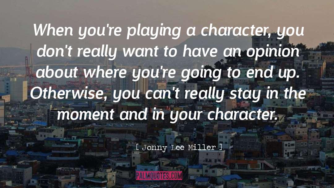 Samdup Miller quotes by Jonny Lee Miller