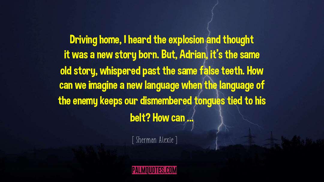 Same Old Story quotes by Sherman Alexie