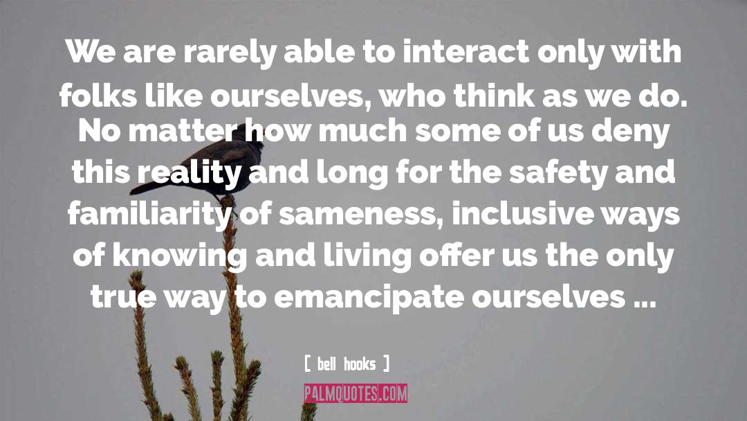 Sameness quotes by Bell Hooks