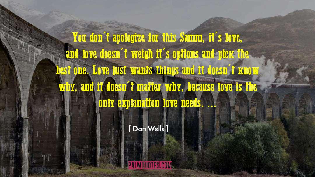 Samm quotes by Dan Wells