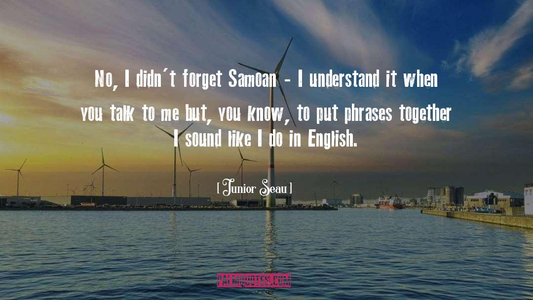 Samoan quotes by Junior Seau