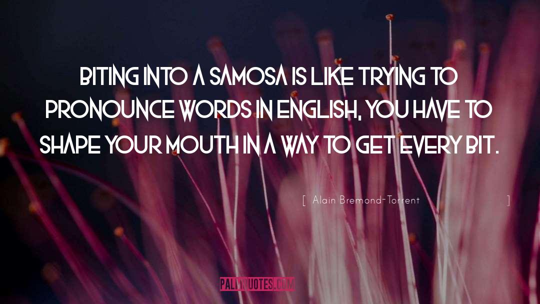 Samosa quotes by Alain Bremond-Torrent