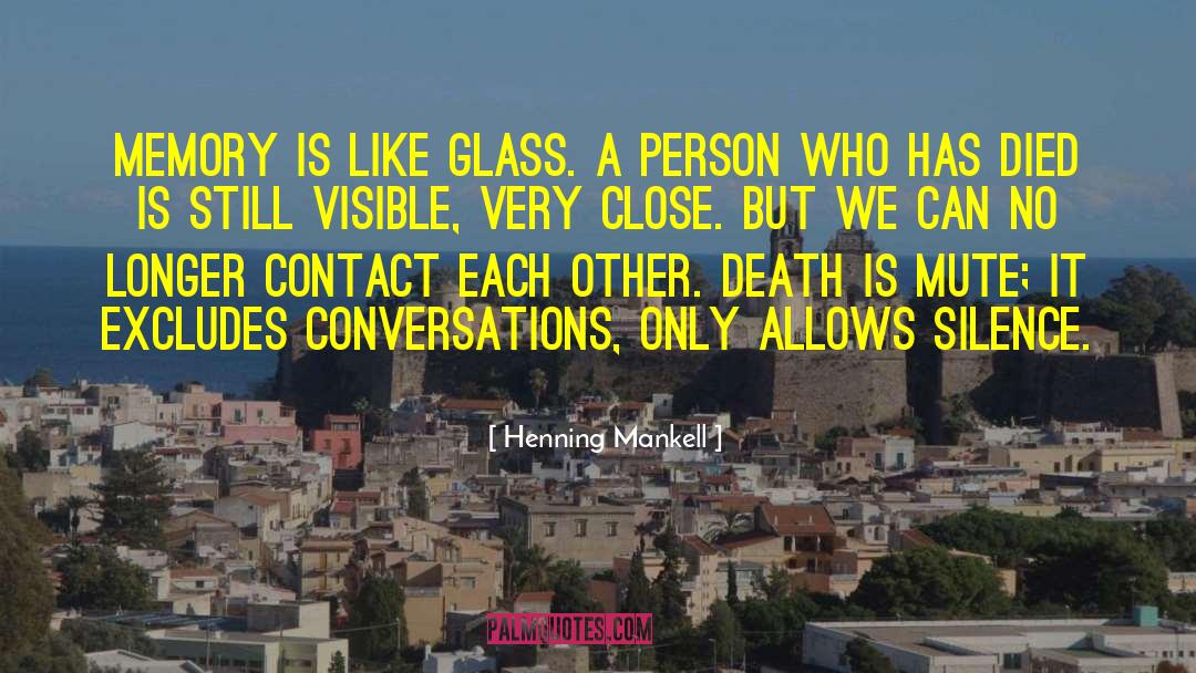 Samuel Glass quotes by Henning Mankell