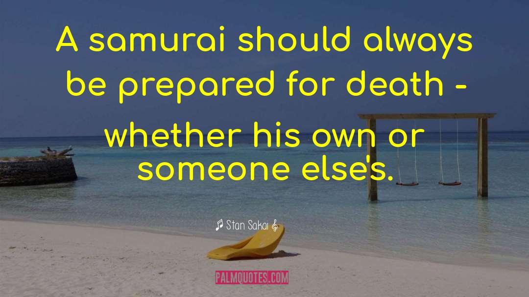 Samurai Deeper Kyo Memorable quotes by Stan Sakai