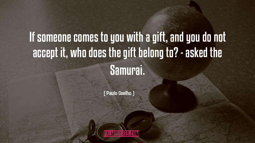 Samurai quotes by Paulo Coelho