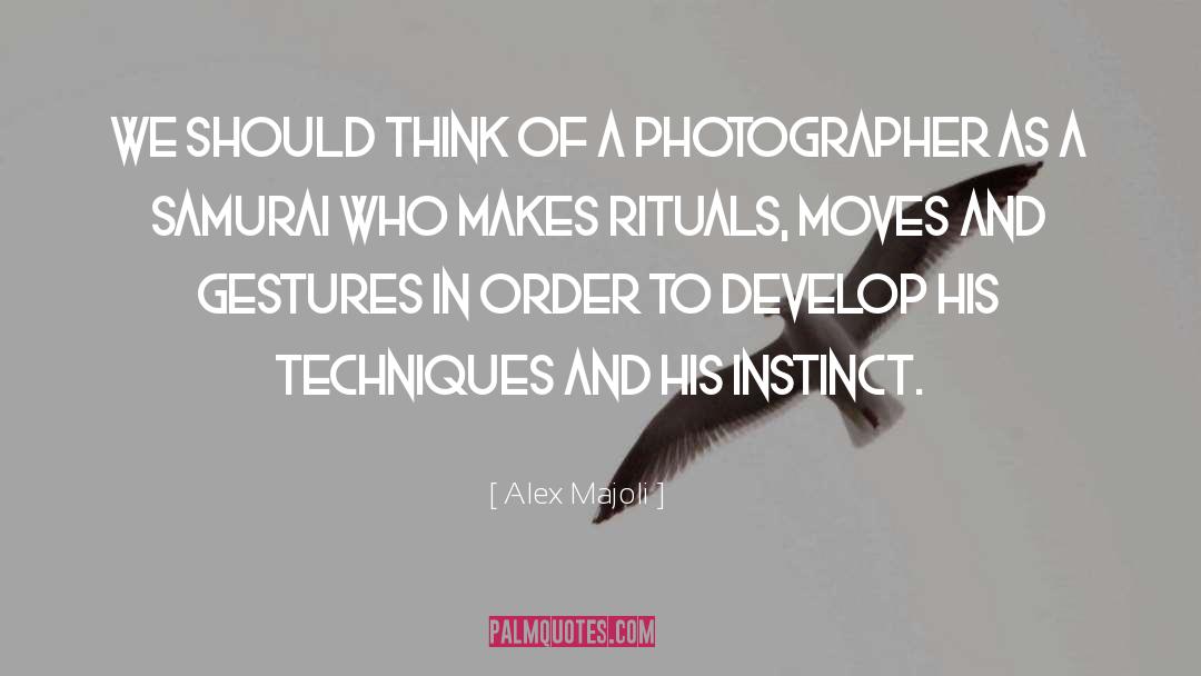 Samurai quotes by Alex Majoli