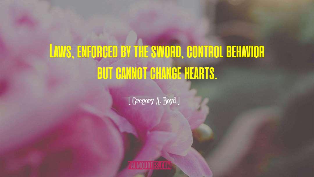 Samurai Sword quotes by Gregory A. Boyd