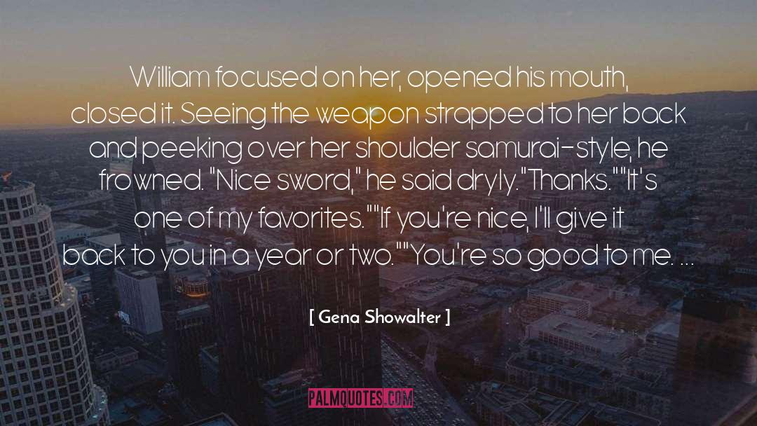 Samurai X Shishio quotes by Gena Showalter