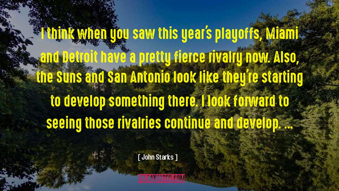 San Antonio quotes by John Starks