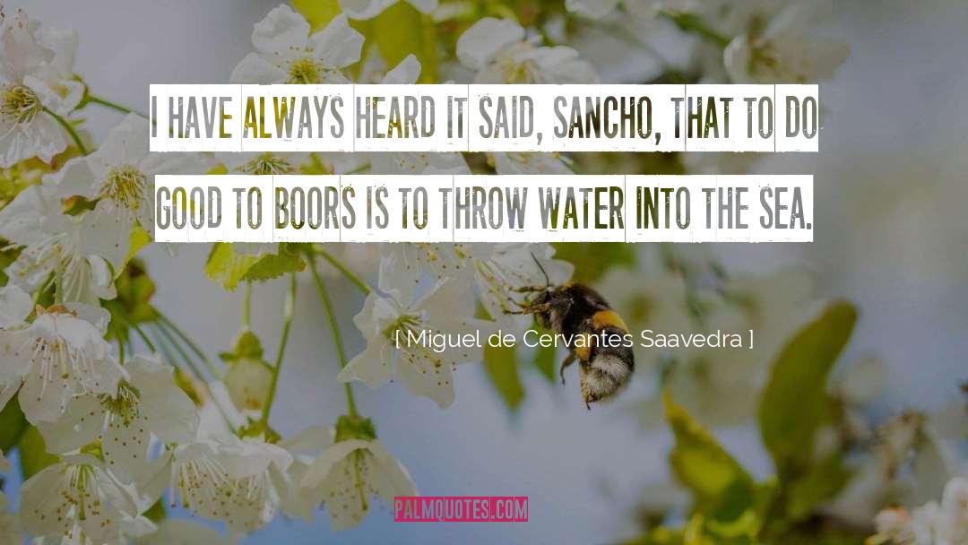 Sancho Panza quotes by Miguel De Cervantes Saavedra