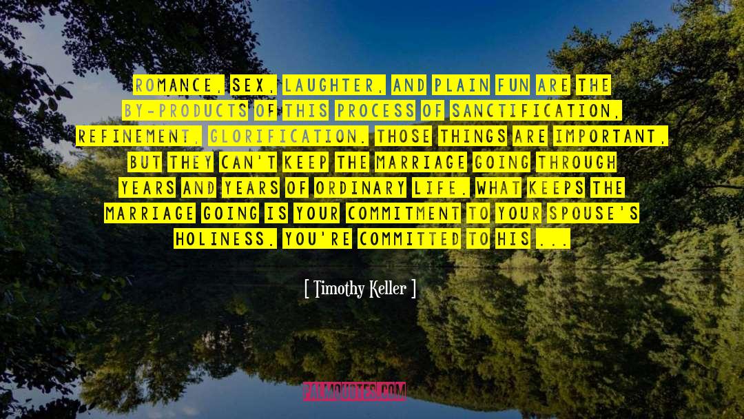 Sanctification quotes by Timothy Keller