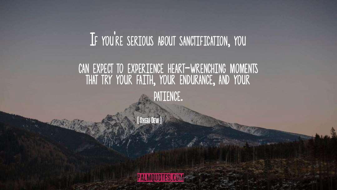 Sanctification quotes by Sheri Dew