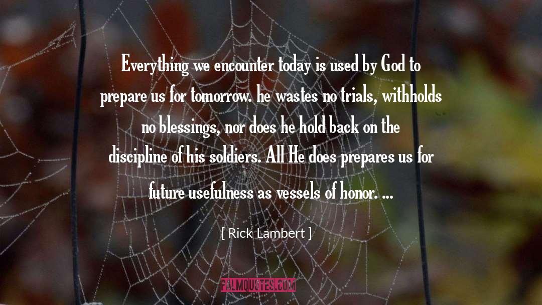 Sanctification quotes by Rick Lambert