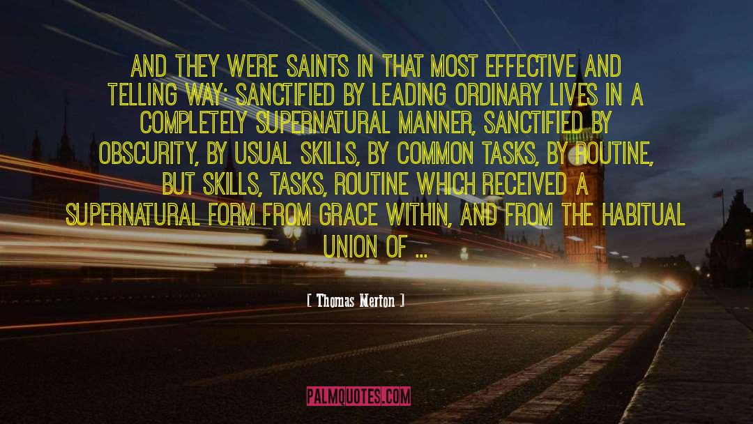 Sanctified quotes by Thomas Merton