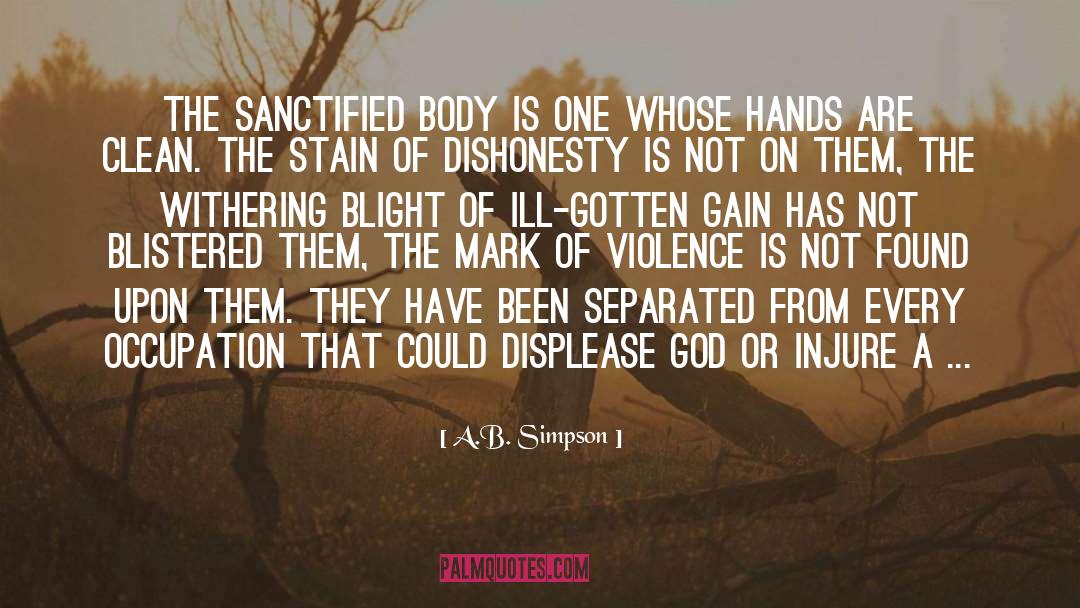 Sanctified quotes by A.B. Simpson