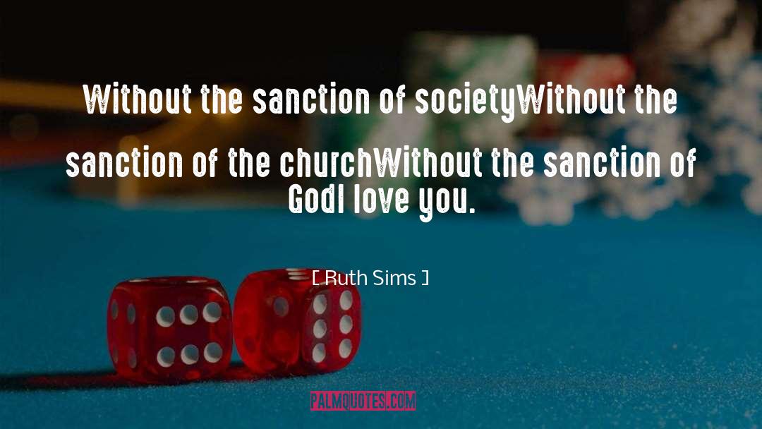 Sanction quotes by Ruth Sims