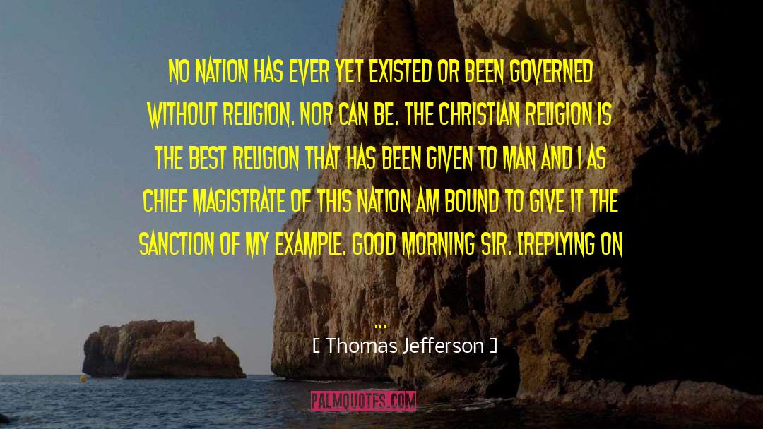 Sanction quotes by Thomas Jefferson