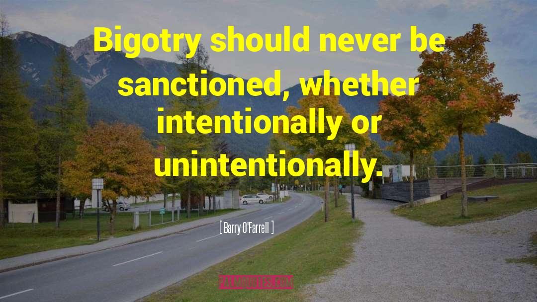 Sanctioned quotes by Barry O'Farrell