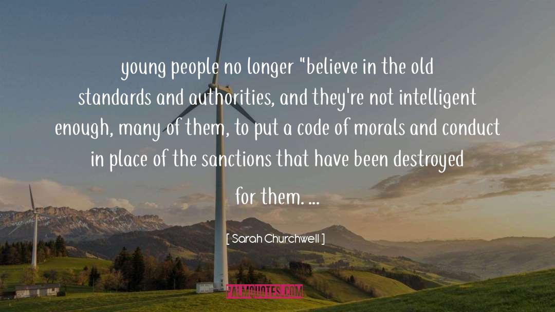 Sanctions quotes by Sarah Churchwell