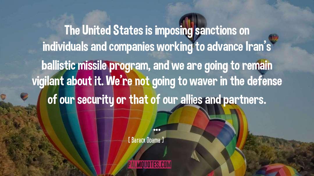 Sanctions quotes by Barack Obama