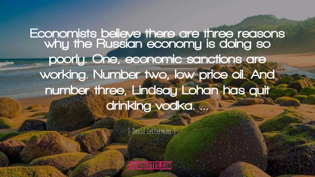 Sanctions quotes by David Letterman