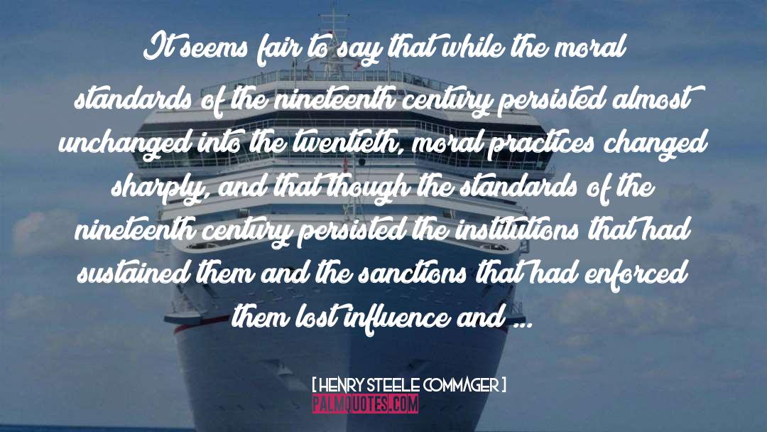 Sanctions quotes by Henry Steele Commager