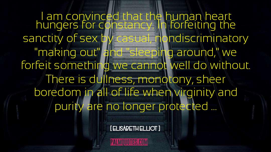 Sanctity quotes by Elisabeth Elliot