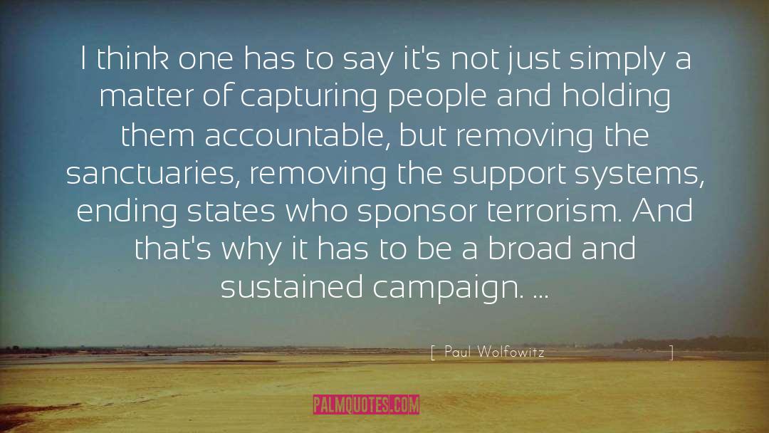 Sanctuaries quotes by Paul Wolfowitz