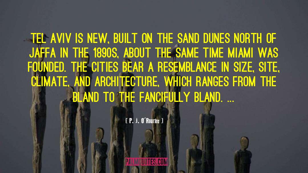 Sand Dunes quotes by P. J. O'Rourke
