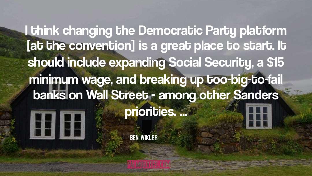 Sanders quotes by Ben Wikler