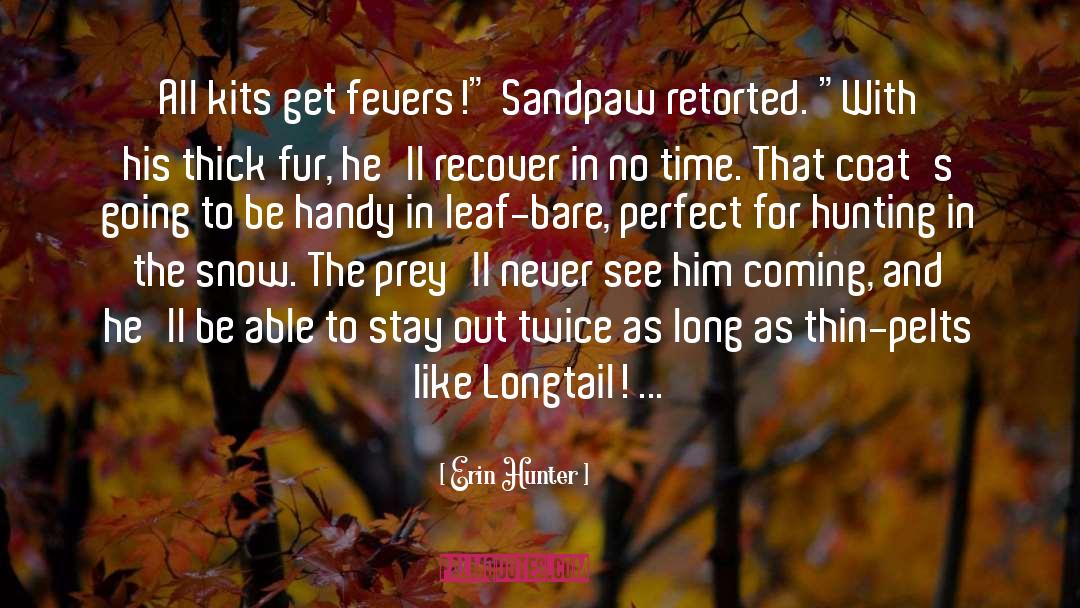Sandpaw And Firepaw quotes by Erin Hunter