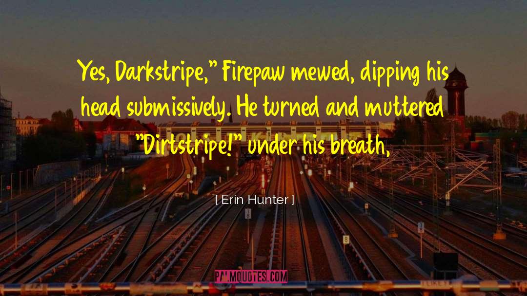 Sandpaw And Firepaw quotes by Erin Hunter