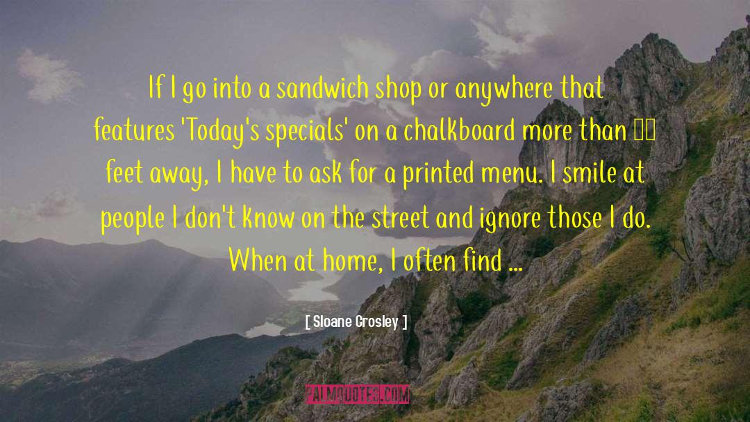 Sandwich Shop quotes by Sloane Crosley