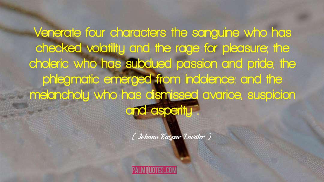 Sanguine quotes by Johann Kaspar Lavater