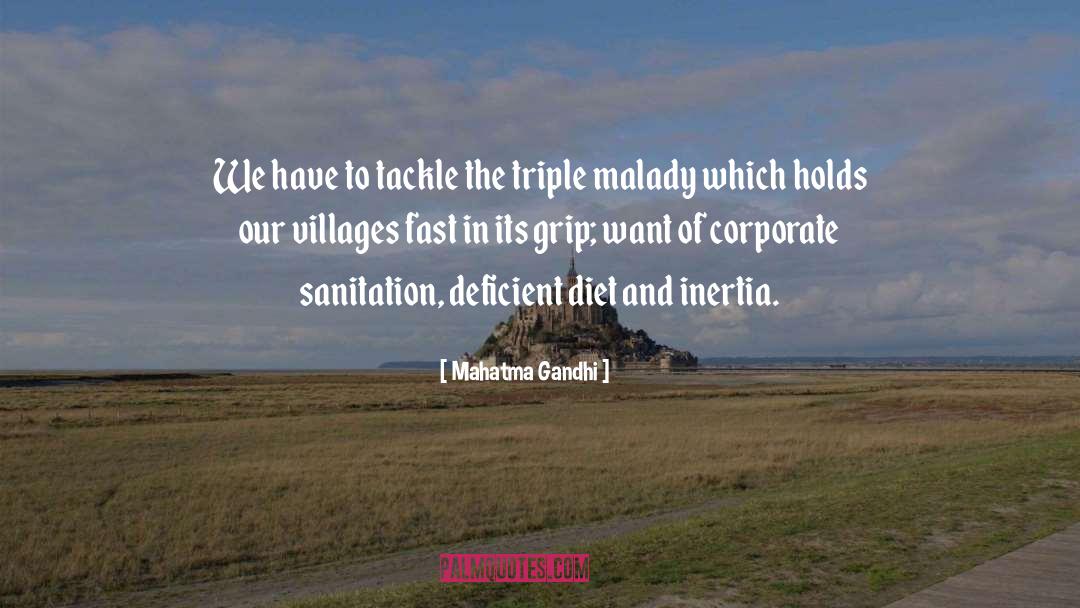 Sanitation quotes by Mahatma Gandhi