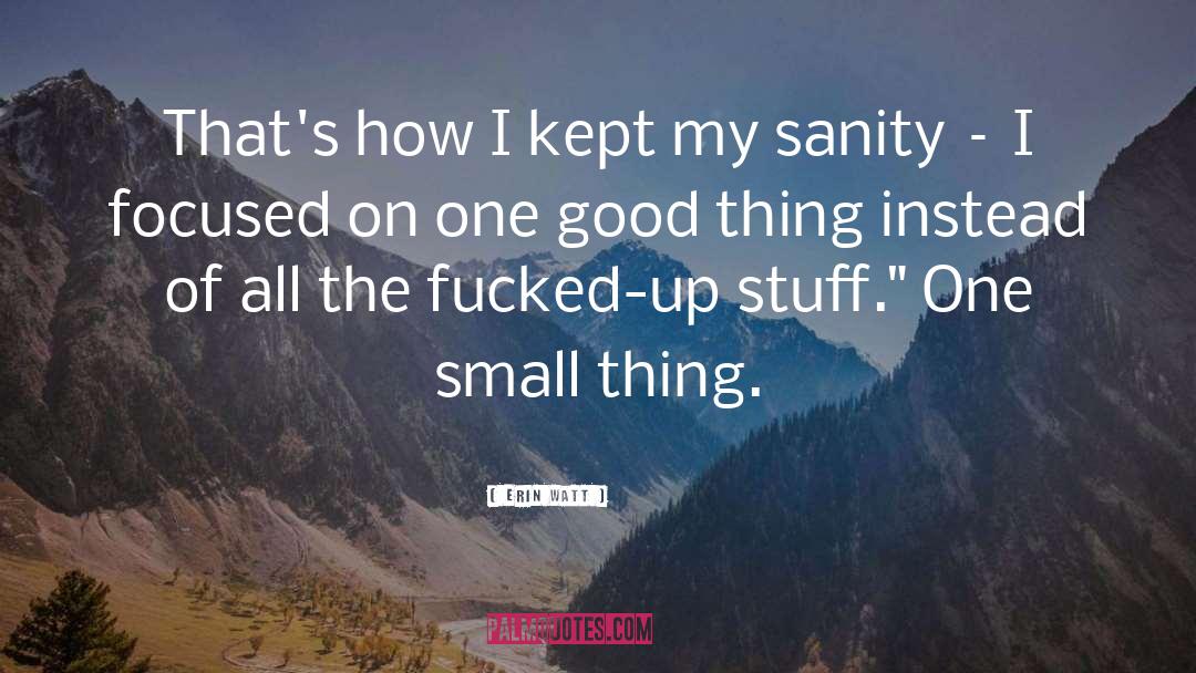 Sanity quotes by Erin Watt