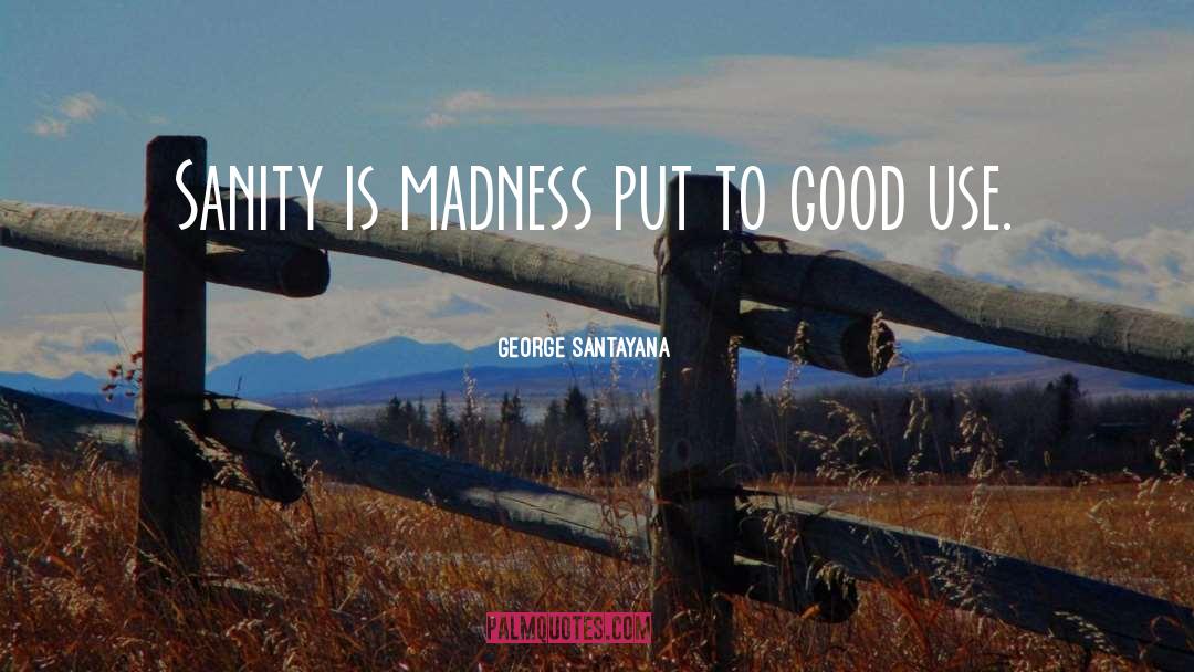 Sanity quotes by George Santayana