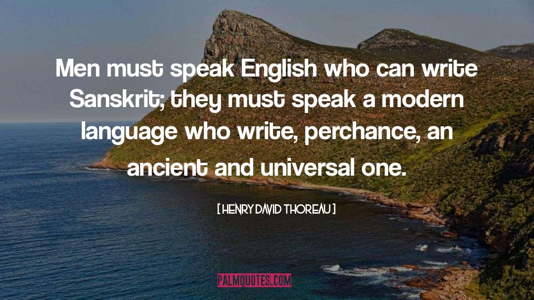 Sanskrit quotes by Henry David Thoreau