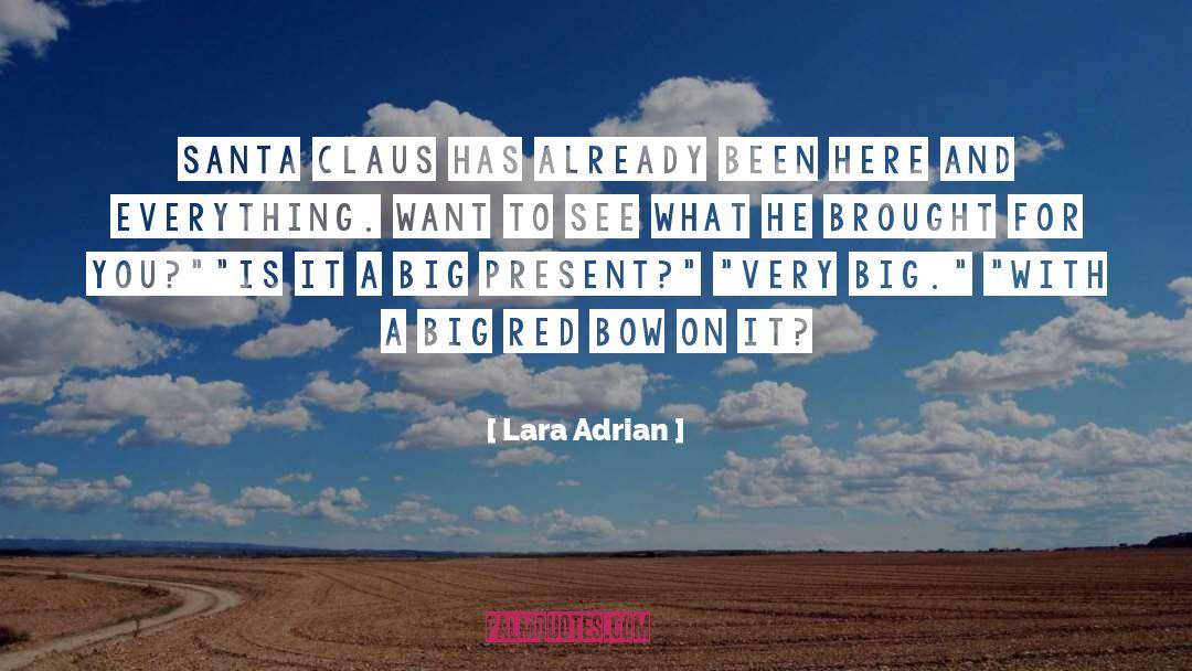 Santa Claus quotes by Lara Adrian